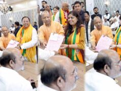 UP में BJP के 8 राज्यसभा उम्मीदवारों का नामांकन, CM योगी रहे मौजूद; जीत का दावा