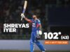श्रेयस अय्यर ने T20I रैंकिंग में मचाया धमाल, 18 स्थान ऊपर पहुंचे; पाकिस्तानी बल्लेबाज से छिना नंबर-1 ताज