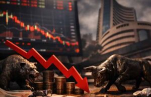 Stock Market Crash: सेंसेक्स-निफ्टी में बड़ी गिरावट, निवेशकों को ₹10 लाख करोड़ का झटका