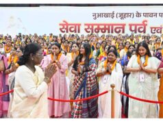 किसानों के सम्मान के साथ प्राकृतिक संसाधनों की रक्षा जरूरी: मुर्मु